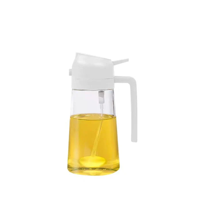 Oil Dispenser 1+1 FREE: 2-in-1 Pour and Spray Glass Oil and Liquid Dispenser