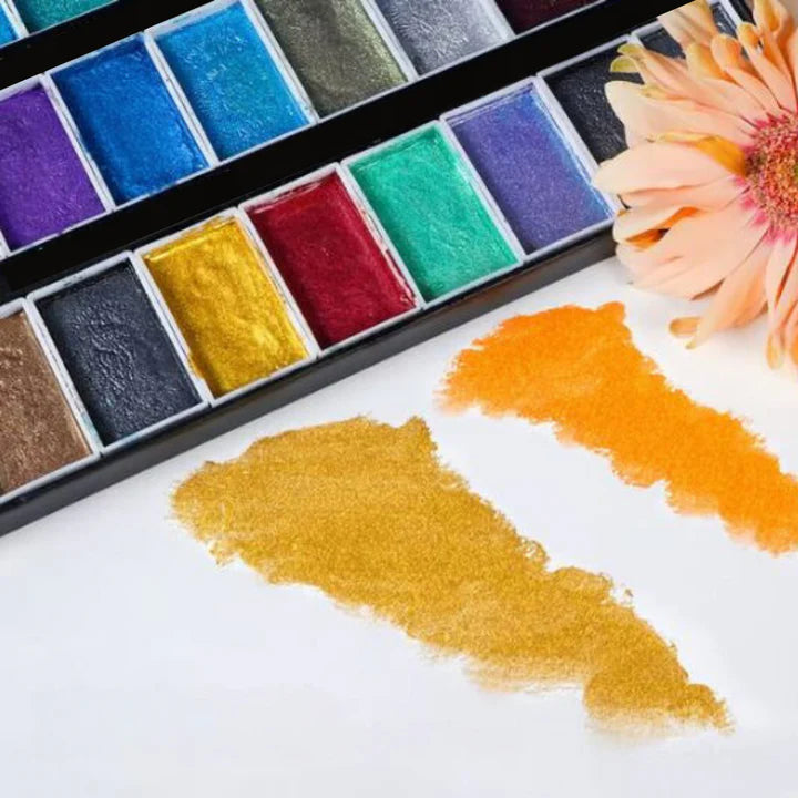 Watercolor Paint - High Quality Pigment Watercolor Paint Set
